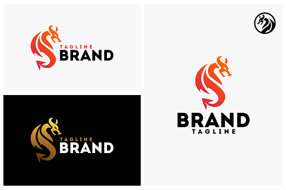 Dragon Logo Template in Logo Templates - product preview 1