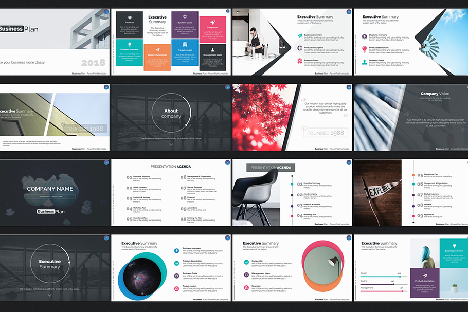 Business Plan - PowerPoint Template in PowerPoint Templates - product preview 8