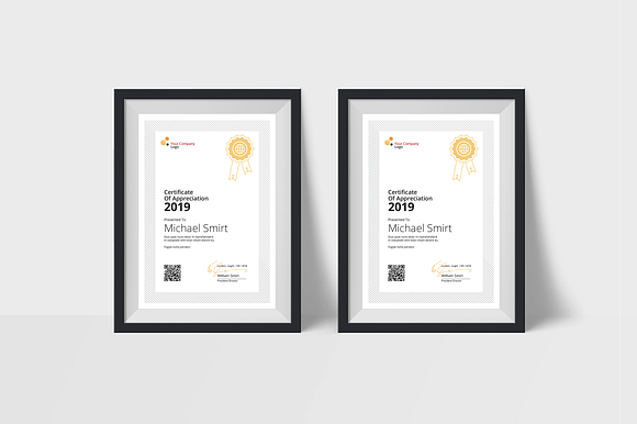 Clean Certificates in Stationery Templates - product preview 3