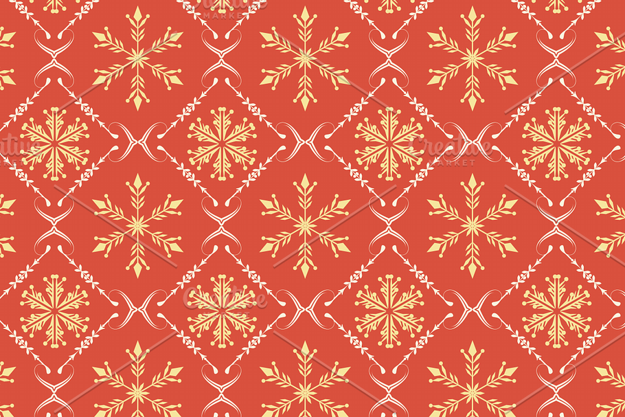 Christmas Background Pattern in Patterns - product preview 8