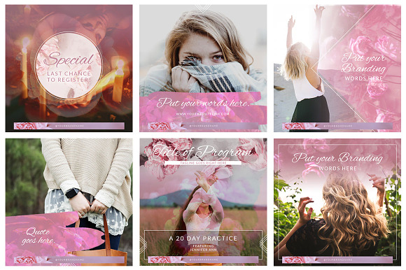 Instagram Branded Templates Vol. 3 in Instagram Templates - product preview 1