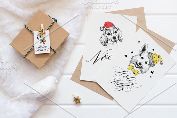 12 DOGS. Christmas Collection in Illustrations - product preview 4