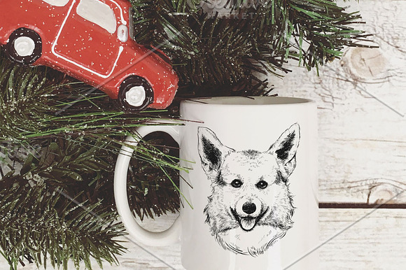 12 DOGS. Christmas Collection in Illustrations - product preview 6