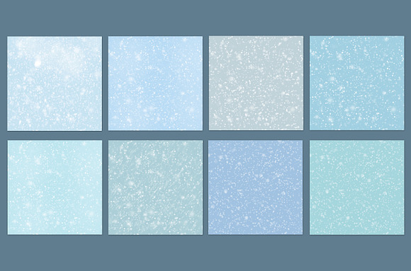 Snow backgrounds in Patterns - product preview 2
