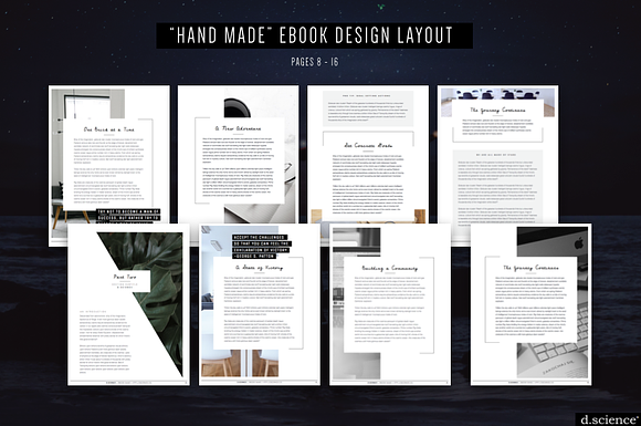 3X Ebook Template Bundle  | 67% Off in Magazine Templates - product preview 6