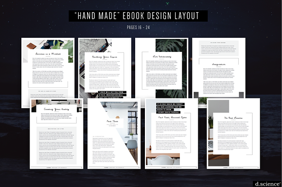 3X Ebook Template Bundle  | 67% Off in Magazine Templates - product preview 7