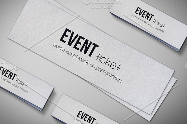 Event Tickets Mock-Up Pack