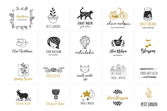 Logo boutique, premade logo template in Logo Templates - product preview 2
