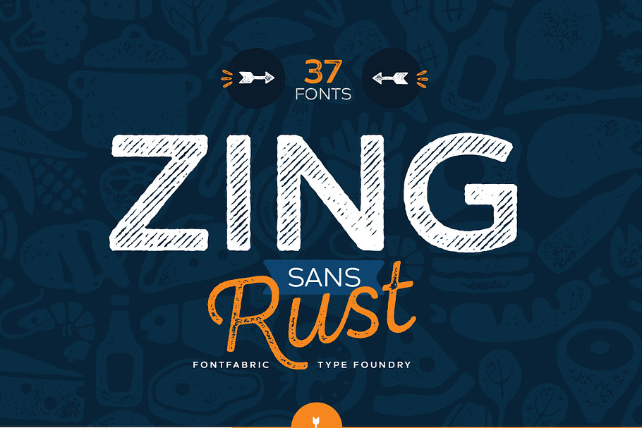 Zing Sans Rust in Display Fonts - product preview 8