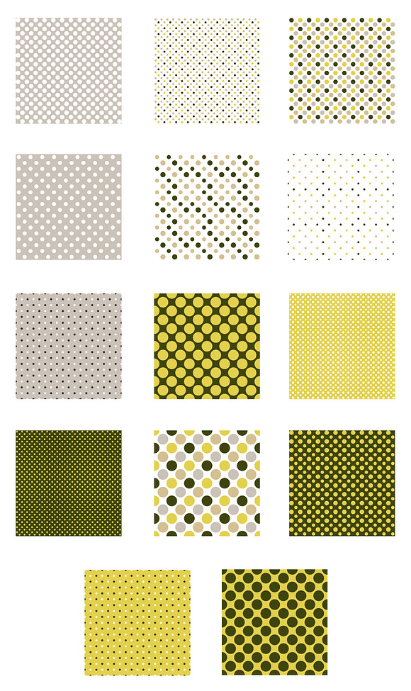 Polka Dot Seamless Patterns - 03 in Patterns - product preview 1