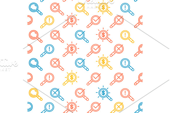 Search Signs Pattern Background in Patterns - product preview 1