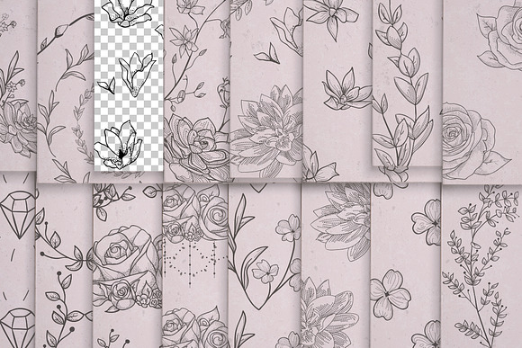 Floral Bundle ~ New Items Added in Objects - product preview 13