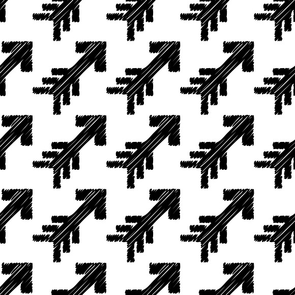 Arrows scribble texture. in Patterns - product preview 1