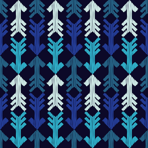 Arrows scribble texture. in Patterns - product preview 6
