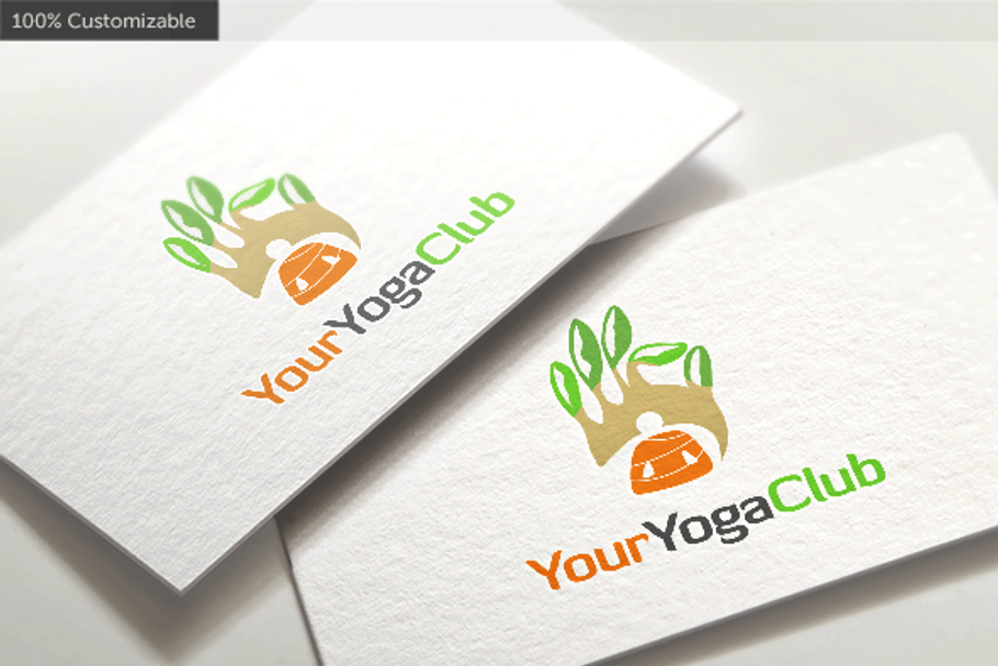 Yoga Club Logo template