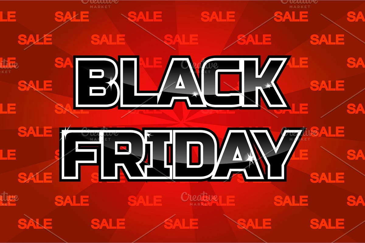 Banners Black Friday, big sale in Web Elements - product preview 8