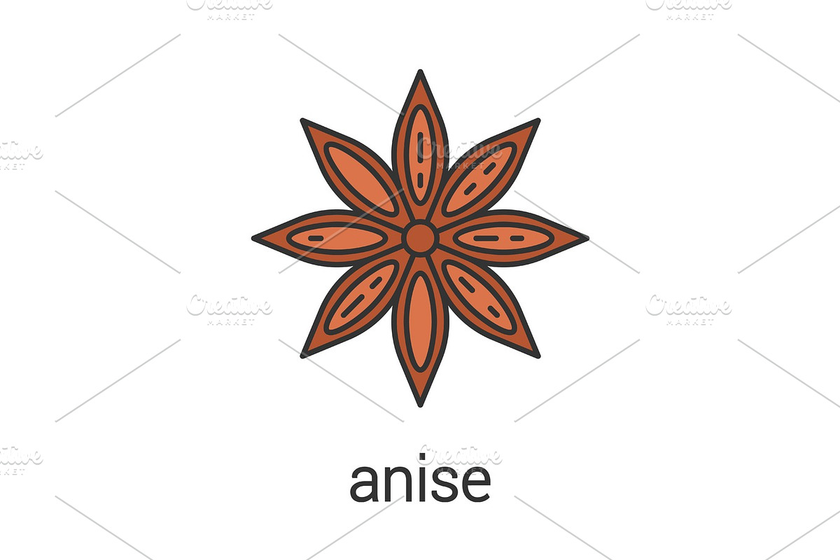 Anise color icon in Graphics - product preview 8