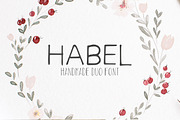 Habel Handmade Duo Font + Bonus Free