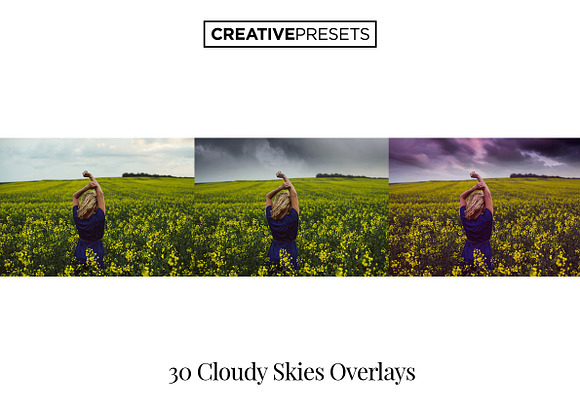 30 Cloudy Sky Overlays in Photoshop Layer Styles - product preview 5