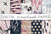 Travel Abstract Digital Papers