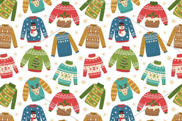 Ugly Christmas Sweaters in Illustrations - product preview 3