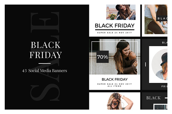 Ultimate Black Friday Social Media in Instagram Templates - product preview 1