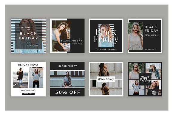 Ultimate Black Friday Social Media in Instagram Templates - product preview 14