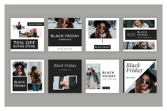 Ultimate Black Friday Social Media in Instagram Templates - product preview 16