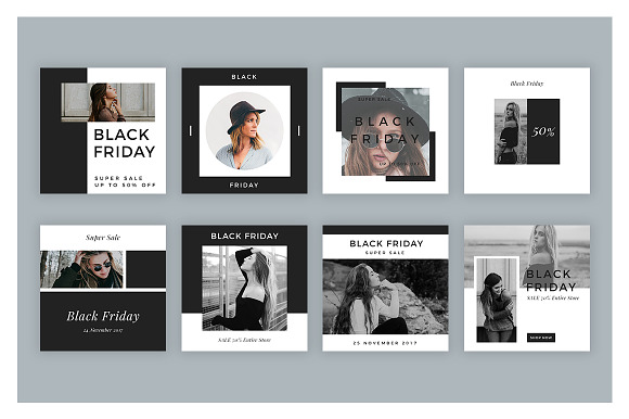 Ultimate Black Friday Social Media in Instagram Templates - product preview 17