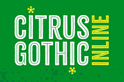 Citrus Gothic Inline - 65% Off
