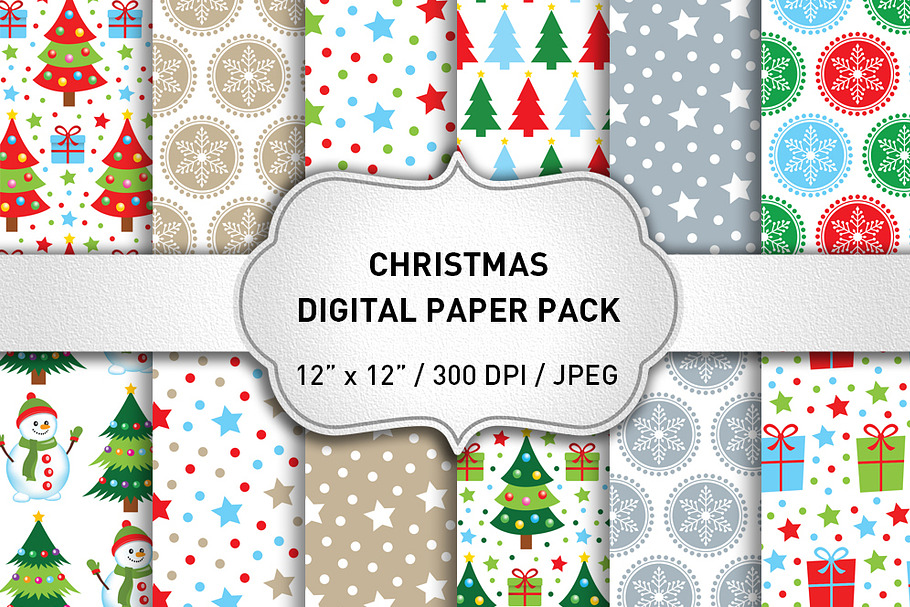 Christmas Digital Papers