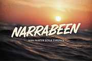 Narrabeen - Brush script typeface
