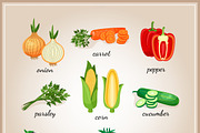 Vegetables ingredients