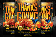 Happy Thanksgiving Flyer Template