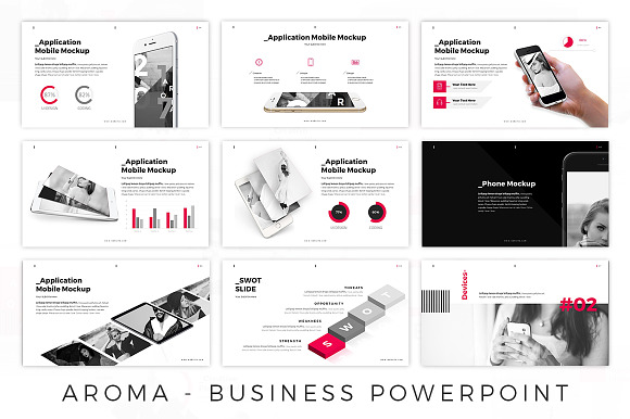 AROMA - Business Modern in PowerPoint Templates - product preview 4