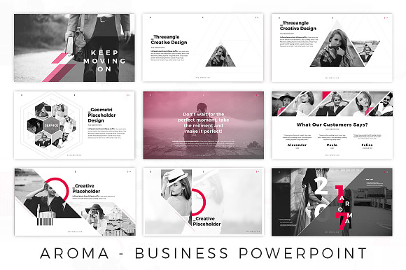 AROMA - Business Modern in PowerPoint Templates - product preview 5