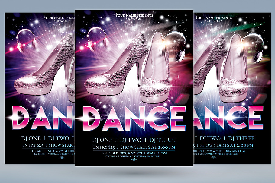 Dance Party in Flyer Templates - product preview 8