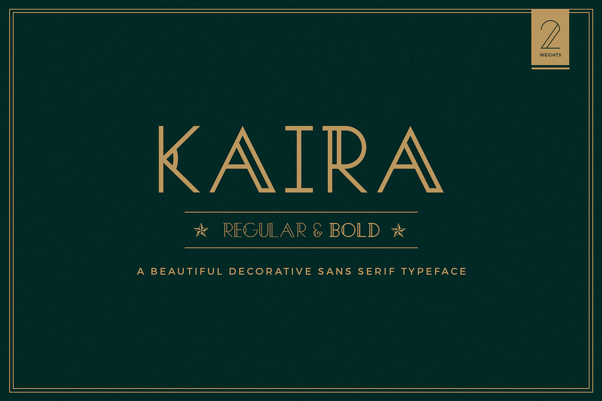 Kaira- Regular & Bold in Bold Fonts - product preview 8