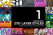 270+ Layer Styles Mega Bundle Vol.1