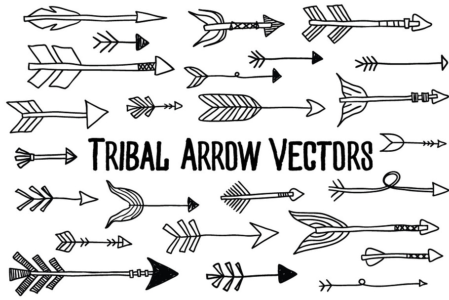 Tribal Arrow Vectors