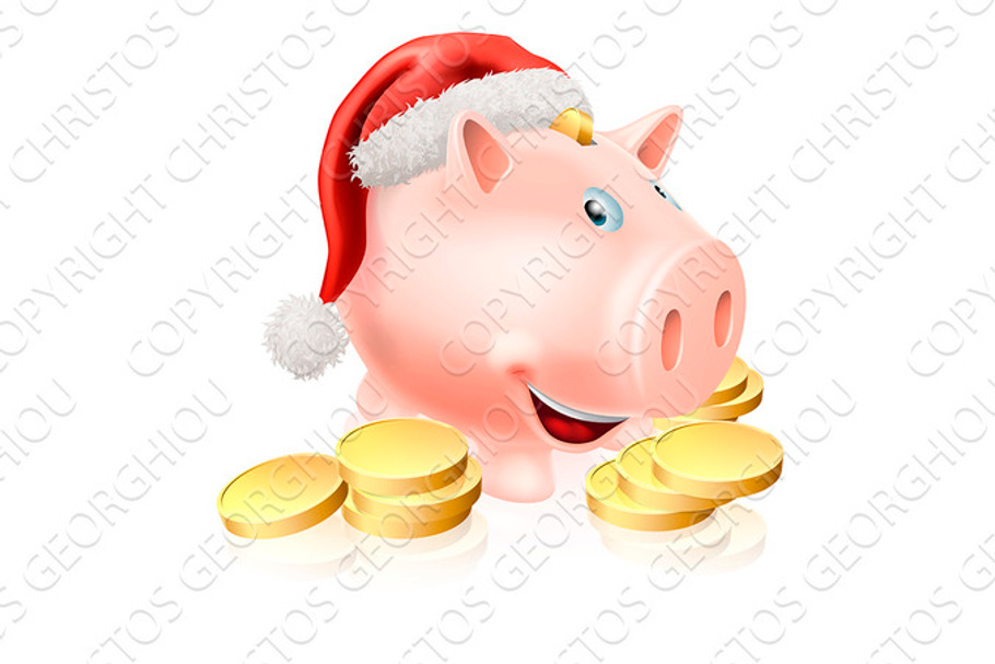 Saving for Christmas Concept in Illustrations - product preview 8