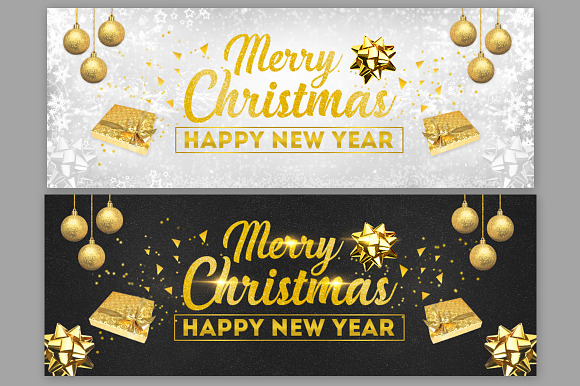 Merry Christmas Facebook Covers in Facebook Templates - product preview 9