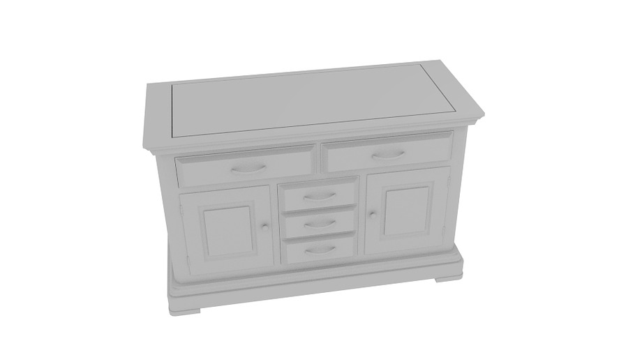 Canterbury Solid Oak Large Sideboard in Furniture - product preview 4