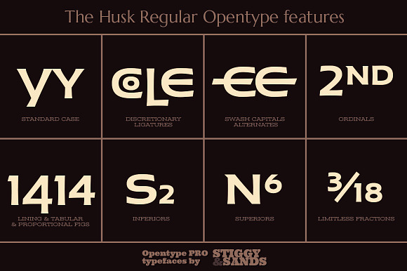 Husk in Display Fonts - product preview 4