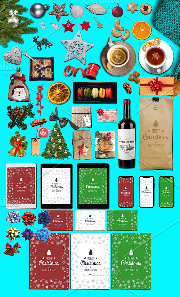 Christmas Scene and Mock-up Creator in Scene Creator Mockups - product preview 6