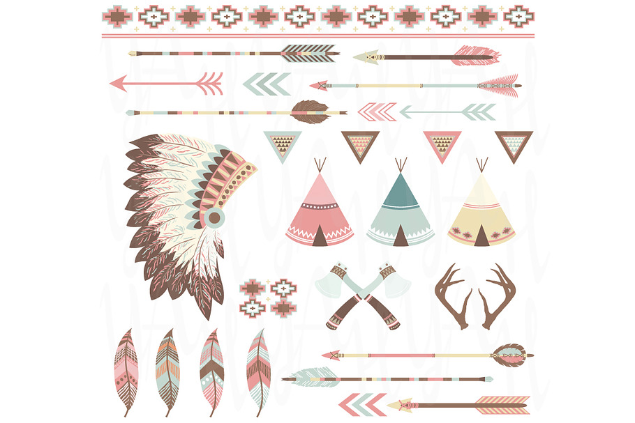 Tribal Clip Art Collection