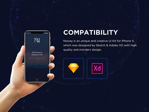 Noway Mobile App UI Kit in UI Kits and Libraries - product preview 4