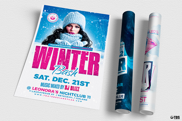 Winter Bash Flyer Bundle in Flyer Templates - product preview 5