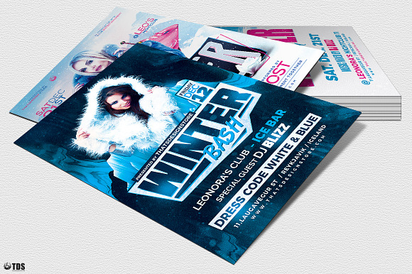 Winter Bash Flyer Bundle in Flyer Templates - product preview 6