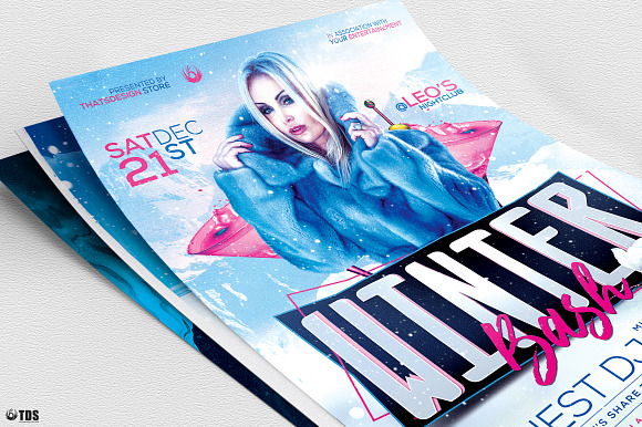 Winter Bash Flyer Bundle in Flyer Templates - product preview 7